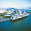 Volendam Berthed at Trinity Wharf, Cairns | Courtesy of Tourism and Events Queensland | Photo Credit: Ezra Patchett