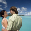 Newlyweds arrive in Bora Bora | Photo Courtesy of Tahiti Tourisme