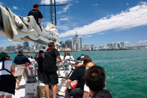 America's Cup Sailing in Auckland Harbour, Auckland | Photo Credit: Explore NZ
