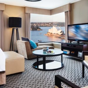 Full Harbor Junior Suite at Four Seasons Hotel, Sydney | Photo Courtesy of Four Seasons/Sydney