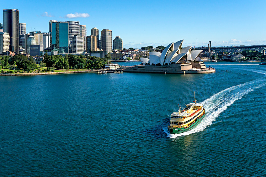Scenic View of Sydney Harbor